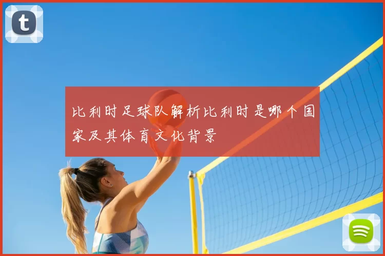 比利时足球队解析比利时是哪个国家及其体育文化背景